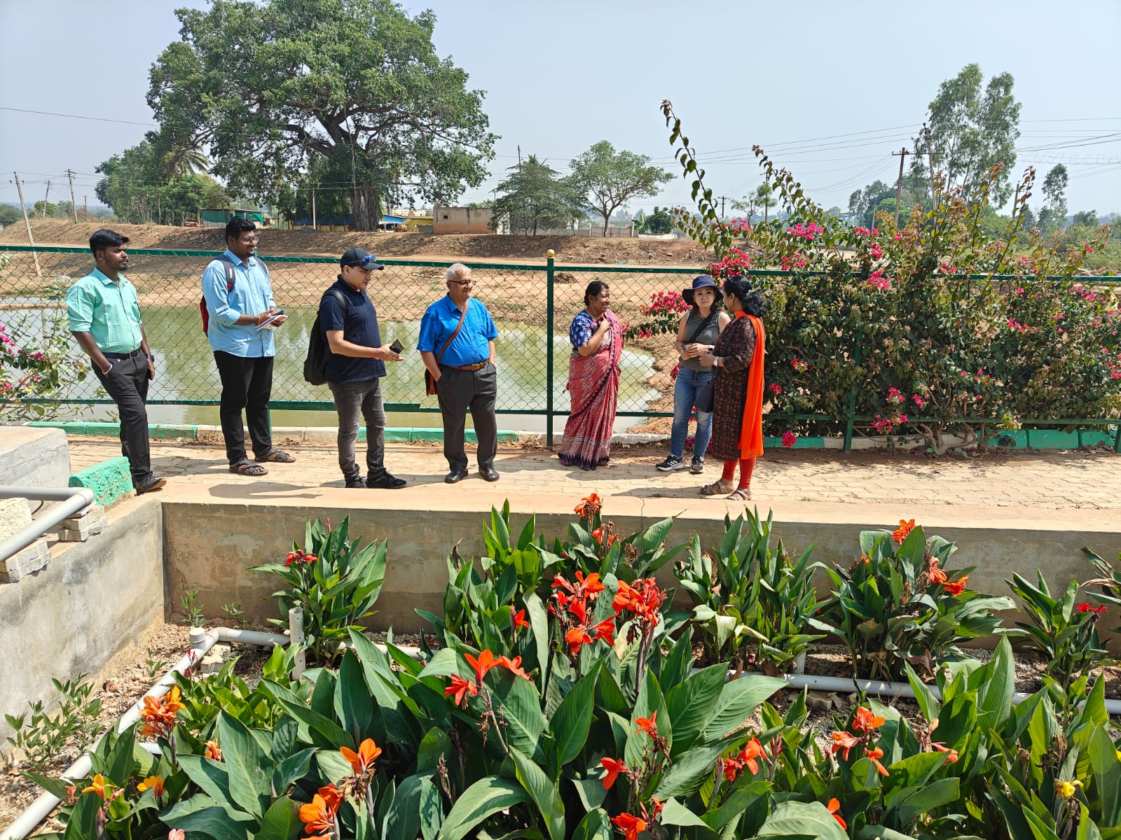 Constructed wetland at Muthur